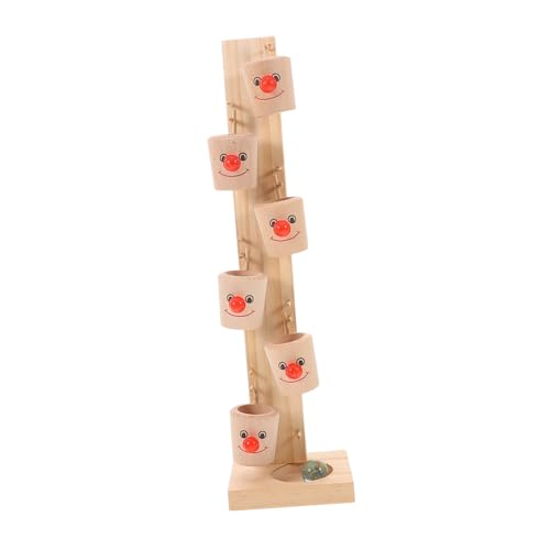 OFFIGAM 1 Set Marmor Ball Drop Spielzeug Holz Ball Run Cup Spielzeug Für Kinder Entwicklungs Spielzeug Für Bunte Dropping Ball Turm Spielzeug von OFFIGAM