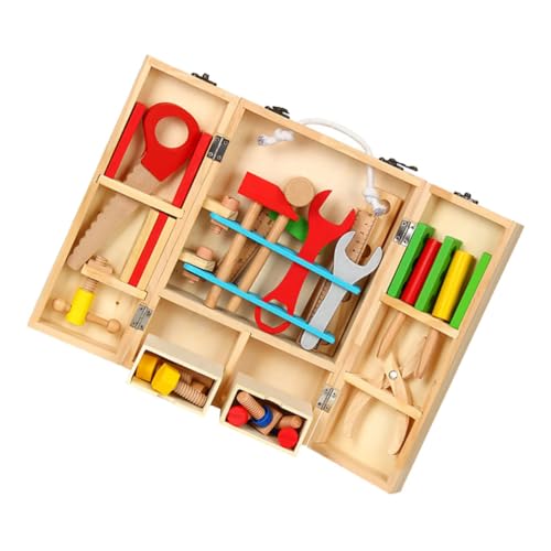 OFFIGAM 1 Set Rollenspiel Für Kinder Werkzeugset BAU Spielzeug Werkzeugset Tragetasche von OFFIGAM