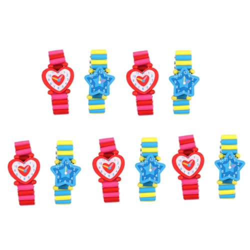 OFFIGAM 10 Stück Teiliges Holzspielzeug Umweltfreundliche Bunte Holzarmbanduhren mit Elastischem Band Sicheres Lernspielzeug für Jungen und Mädchen Pädagogisches für Kreatives OFFIGAM 10 Stück Teiliges Holzspielzeug Umweltfreundliche Bunte Holzarmbanduhren mit Elastischem Band Sicheres Lernspielzeug für Jungen und Mädchen Pädagogisches für Kreatives von OFFIGAM