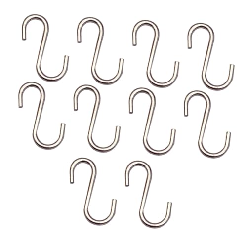 OFFIGAM 10 Stück Teiliges Mini S Haken aus Silberne Puppenhaus Haken für Puppenküche Vielseitig Einsetzbar zum Aufhängen von Miniatur Küchenutensilien Sicher mit Glatten Kanten zur OFFIGAM 10 Stück Teiliges Mini S Haken aus Silberne Puppenhaus Haken für Puppenküche Vielseitig Einsetzbar zum Aufhängen von Miniatur Küchenutensilien Sicher mit Glatten Kanten zur von OFFIGAM