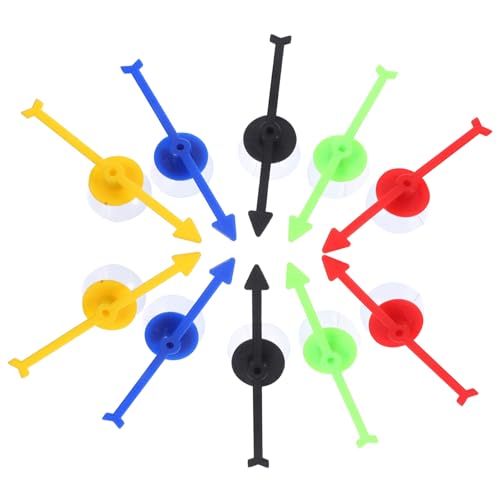 OFFIGAM 10stücke Pfeilspinner Aus Plastik Spinnerspiel Und Spielspinner Für Brettspiele Als Ersatz Mit Saugnapf Für Einfache Befestigung OFFIGAM 10stücke Pfeilspinner Aus Plastik Spinnerspiel Und Spielspinner Für Brettspiele Als Ersatz Mit Saugnapf Für Einfache Befestigung von OFFIGAM