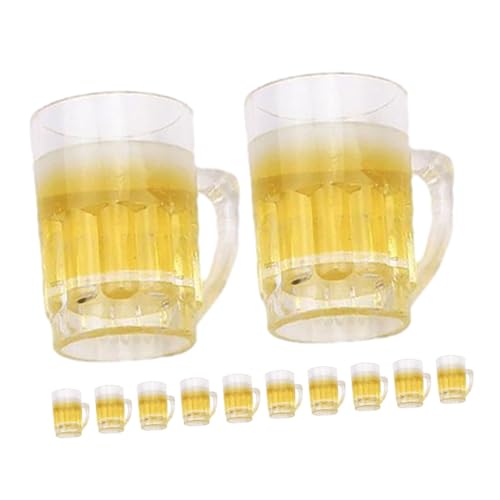 OFFIGAM 12 Stück Teiliges Miniatur Puppenhaus Bierkrüge aus Resin Realistische Mini Bierbecher Modell für DIY Dekoration Kompakt und Detailgetreu als Szene Accessoire und Foto Requisite OFFIGAM 12 Stück Teiliges Miniatur Puppenhaus Bierkrüge aus Resin Realistische Mini Bierbecher Modell für DIY Dekoration Kompakt und Detailgetreu als Szene Accessoire und Foto Requisite von OFFIGAM