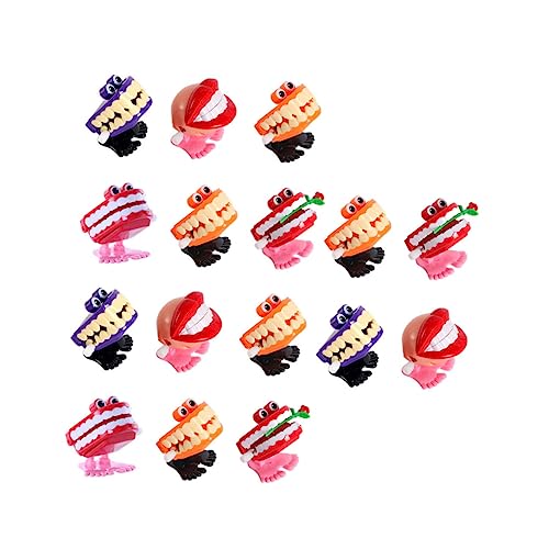 OFFIGAM 16 Stück Teiliges Zahn aus Hochwertigem Kunststoff Aufziehbare Zahn Spielzeuge mit Klappernden Lustig und Lehrreich für Kindergeburtstag Halloween und Weihnachtsfeier OFFIGAM 16 Stück Teiliges Zahn aus Hochwertigem Kunststoff Aufziehbare Zahn Spielzeuge mit Klappernden Lustig und Lehrreich für Kindergeburtstag Halloween und Weihnachtsfeier von OFFIGAM