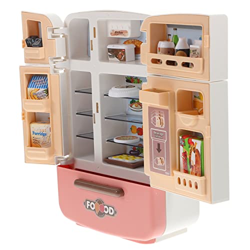 OFFIGAM Mini Kühlschrank Spielzeug Set Miniatur Lebensmittel Set Für Puppenhaus Realistische Küche Für Rollenspiele Und Kreative Interaktionen Ablage Und Sicher OFFIGAM Mini Kühlschrank Spielzeug Set Miniatur Lebensmittel Set Für Puppenhaus Realistische Küche Für Rollenspiele Und Kreative Interaktionen Ablage Und Sicher von OFFIGAM