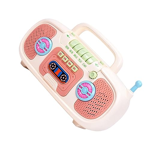 OFFIGAM 1stk Geschichte Maschine Interessantes Kinderspielzeug Sound-Musik-Recorder- Lustiges Tonbandgerät Tonbandgerät Für Plastik Weiß von OFFIGAM