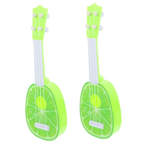 OFFIGAM 2 Stück Mini Gitarren Früchte Design Simulation Musikinstrument Lernspielzeug für Vorschulkinder zur Frühkindlichen OFFIGAM 2 Stück Mini Gitarren Früchte Design Simulation Musikinstrument Lernspielzeug für Vorschulkinder zur Frühkindlichen von OFFIGAM