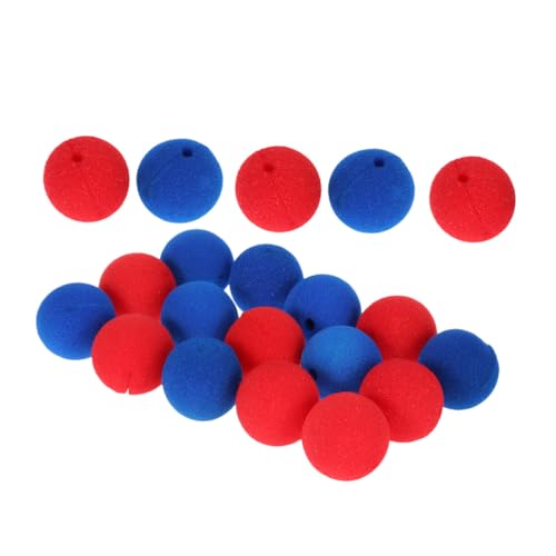 OFFIGAM 20 Stück Teiliges Clown Nasen aus Weichem Rote und Blaue Farben Vielseitig für Halloween Karneval Kostümpartys und Cosplay für Erwachsene OFFIGAM 20 Stück Teiliges Clown Nasen aus Weichem Rote und Blaue Farben Vielseitig für Halloween Karneval Kostümpartys und Cosplay für Erwachsene von OFFIGAM