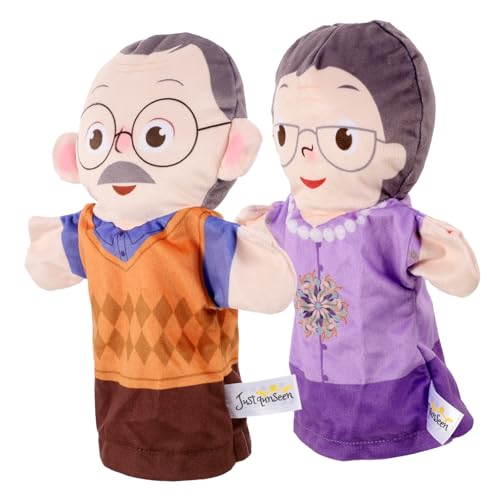 OFFIGAM 2st Charakter-handpuppe Handpuppen Hai-fingerpuppe Fingerpuppen Kreative Handpuppe Realistische Figurenpuppe Handpuppe Zum Geschichtenerzählen Plüsch von OFFIGAM