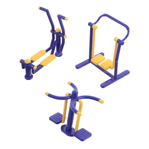 OFFIGAM 3-teiliges Miniatur-fitnessgerät Für Puppenhäuser – Kleine Fitnessmodelle, Puppenhaus-spielset Für Draußen, Miniatur-Spielplatz, Fitnessgeräte-zubehör OFFIGAM 3-teiliges Miniatur-fitnessgerät Für Puppenhäuser – Kleine Fitnessmodelle, Puppenhaus-spielset Für Draußen, Miniatur-Spielplatz, Fitnessgeräte-zubehör von OFFIGAM