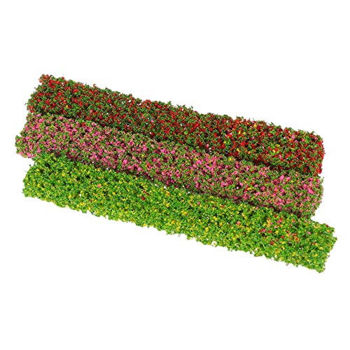 OFFIGAM 3st Mini Beet Sträucher Wiedergeborene Babypuppen Miniaturpuppenhausmöbel Pflanzen Gefälschte Blumen Puppenhausstuhl Gras Puppenhaus-sträucher Anlage Mini-Pilze Plastik von OFFIGAM