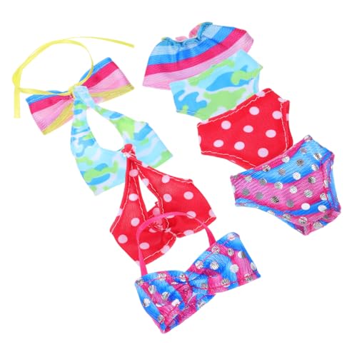 OFFIGAM Puppen Badeanzug Bikini 4 Stück für 11 Zoll 30cm Puppen Strandkleidung aus Weichem Material Modische Bademode Geeignet für Sommerurlaub und Kreatives Spielen OFFIGAM Puppen Badeanzug Bikini 4 Stück für 11 Zoll 30cm Puppen Strandkleidung aus Weichem Material Modische Bademode Geeignet für Sommerurlaub und Kreatives Spielen von OFFIGAM
