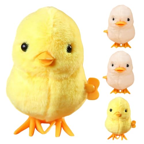 OFFIGAM 4 Stück Teiliges Aufziehspielzeug Springende Plüschküken und Enten Batteriefrei mit Mechanik Buntes Tiermotiv Lernspielzeug für Berührungssinn und Farberkennung OFFIGAM 4 Stück Teiliges Aufziehspielzeug Springende Plüschküken und Enten Batteriefrei mit Mechanik Buntes Tiermotiv Lernspielzeug für Berührungssinn und Farberkennung von OFFIGAM