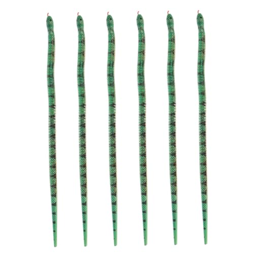 OFFIGAM 6 Stück Realistische Holzschlange Teilig Flexible Gelenk Schlange für Halloween Partydekorationen und Streichspielzeug Langlebiges Holzspielzeug für Bühnenauftritte und Halloween OFFIGAM 6 Stück Realistische Holzschlange Teilig Flexible Gelenk Schlange für Halloween Partydekorationen und Streichspielzeug Langlebiges Holzspielzeug für Bühnenauftritte und Halloween von OFFIGAM