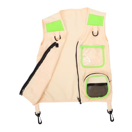 OFFIGAM Explorer Weste Outdoor Kostüm mit Taschen Strap Robustes Baumwollmaterial Bequeme Rollenspielweste für und Bühnenauftritte in Grün OFFIGAM Explorer Weste Outdoor Kostüm mit Taschen Strap Robustes Baumwollmaterial Bequeme Rollenspielweste für und Bühnenauftritte in Grün von OFFIGAM
