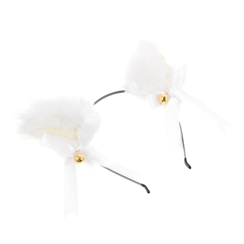 OFFIGAM Flauschiges Foxes Ear Haarband Plüsch Stirnband mit Weißen Schleifen Bequemes Haarschmuck Cosplay Accessoire für Erwachsene Niedlich und Kreativ Gestaltet OFFIGAM Flauschiges Foxes Ear Haarband Plüsch Stirnband mit Weißen Schleifen Bequemes Haarschmuck Cosplay Accessoire für Erwachsene Niedlich und Kreativ Gestaltet von OFFIGAM