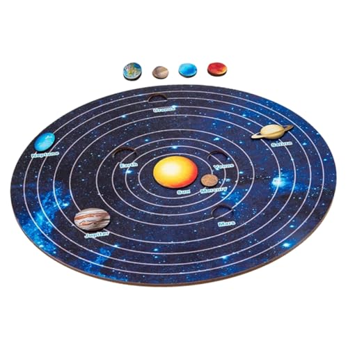 OFFIGAM Holzspielzeug Sonnensystem Puzzle für Vorschulkinder Planeten Lernspiel Pädagogisches Motorikspiel Farben und Formerkennung Kreatives Denkspiel für Jungen und Mädchen OFFIGAM Holzspielzeug Sonnensystem Puzzle für Vorschulkinder Planeten Lernspiel Pädagogisches Motorikspiel Farben und Formerkennung Kreatives Denkspiel für Jungen und Mädchen von OFFIGAM