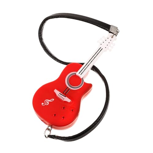 OFFIGAM Miniatur Gitarre Rotes Modell Puppendeko Kleines Musikinstrument Zubehör für Puppenhaus und Kinderzimmer OFFIGAM Miniatur Gitarre Rotes Modell Puppendeko Kleines Musikinstrument Zubehör für Puppenhaus und Kinderzimmer von OFFIGAM
