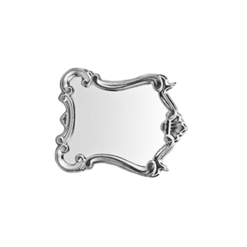 OFFIGAM Miniatur Spiegel Europäischer Stil Retro Modell Schminktisch Spiegel Miniatur Deko für Puppenhaus und Mini Möbel Zubehör Silber OFFIGAM Miniatur Spiegel Europäischer Stil Retro Modell Schminktisch Spiegel Miniatur Deko für Puppenhaus und Mini Möbel Zubehör Silber von OFFIGAM