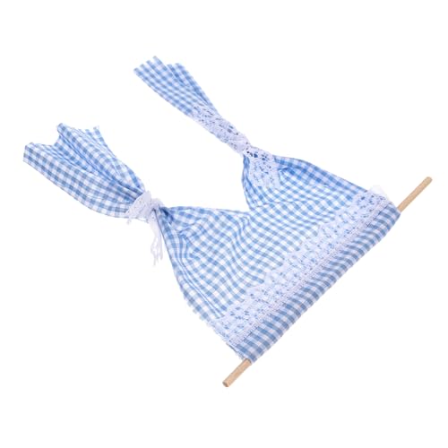 OFFIGAM Miniatur Spitze Vorhang Modell Blickdichter Handgefertigter Mini Vorhang für Puppenhäuser Schlafzimmer Zierliches Blaues Miniatur Haus Dekorationszubehör OFFIGAM Miniatur Spitze Vorhang Modell Blickdichter Handgefertigter Mini Vorhang für Puppenhäuser Schlafzimmer Zierliches Blaues Miniatur Haus Dekorationszubehör von OFFIGAM