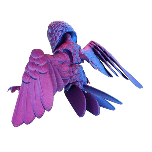 OFFIGAM Papageienmodell aus Druck Realistisches Vogelspielzeug mit Beweglichen Flügeln Flexibler Papageienstatue für Authentische Tierdekoration für Kreative OFFIGAM Papageienmodell aus Druck Realistisches Vogelspielzeug mit Beweglichen Flügeln Flexibler Papageienstatue für Authentische Tierdekoration für Kreative von OFFIGAM