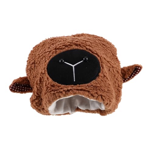 OFFIGAM Plüsch Kuscheltier Mütze mit Ohren aus Weichem Sherpa Langlebig und Warm Vielseitig für Herbst Winter Outdoor Niedliches Cosplay Accessoire für Party und Alltag Khakifarben OFFIGAM Plüsch Kuscheltier Mütze mit Ohren aus Weichem Sherpa Langlebig und Warm Vielseitig für Herbst Winter Outdoor Niedliches Cosplay Accessoire für Party und Alltag Khakifarben von OFFIGAM