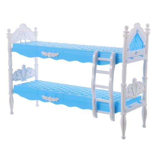 OFFIGAM Prinzessinnen Puppenbett mit Doppelstock Design für Mädchen Miniaturmöbel für Puppenhäuser Kreatives Rollenspielzubehör OFFIGAM Prinzessinnen Puppenbett mit Doppelstock Design für Mädchen Miniaturmöbel für Puppenhäuser Kreatives Rollenspielzubehör von OFFIGAM