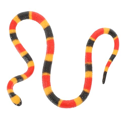 OFFIGAM Realistisches Korallenschlangen Modell Kunststoff Dekoration Reptilien Ornament für Tischdeko Geschenkidee Naturnahes Wildlife Snake Ornament OFFIGAM Realistisches Korallenschlangen Modell Kunststoff Dekoration Reptilien Ornament für Tischdeko Geschenkidee Naturnahes Wildlife Snake Ornament von OFFIGAM