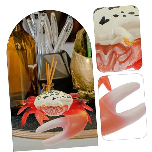 OFFIGAM Realistisches Krabbenmodell Lernspielzeug Simulation Ozeantier Figur für Aquarium Dekoration Strandspielzeug Kunststoffstabiles Dekoratives Meeresfrüchte Ornament OFFIGAM Realistisches Krabbenmodell Lernspielzeug Simulation Ozeantier Figur für Aquarium Dekoration Strandspielzeug Kunststoffstabiles Dekoratives Meeresfrüchte Ornament von OFFIGAM