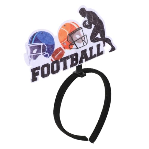 OFFIGAM Rugby-stirnband Grußkartenboxen Stirnbänder Fußball-party-haarschmuck Fußballhaarzubehör Stirnband Für Den Spieltag Accessoires Für Den Spieltag Fußball-kopfbedeckung Abs von OFFIGAM