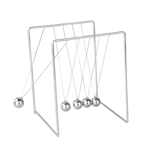 OFFIGAM Square Edelstahl Newton Kugel Kinetisches Schreibtischspielzeug für Büro und Zuhause Balance bälle zur Energie Bewegungsdemonstration Dekoratives Desktop Ornament S OFFIGAM Square Edelstahl Newton Kugel Kinetisches Schreibtischspielzeug für Büro und Zuhause Balance bälle zur Energie Bewegungsdemonstration Dekoratives Desktop Ornament S von OFFIGAM