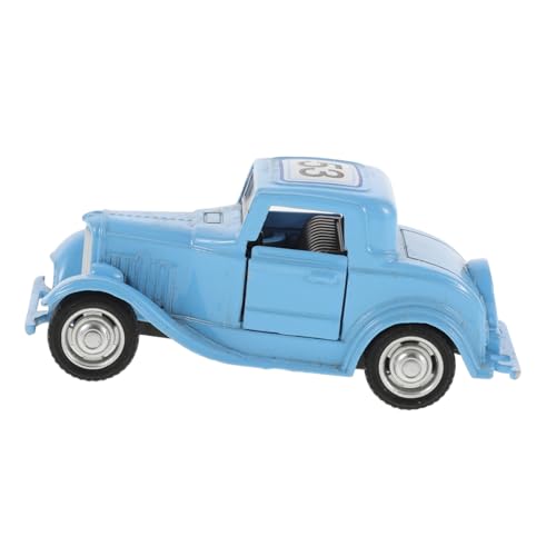 OFFIGAM klassisches Automodell sterben Bausatz Zubehör Dekorationen Bagger kinderspielzeug spielzeugauto Vintage Dekoration bürodekoration -Automobilmodell Desktop-Auto Metall Blue von OFFIGAM