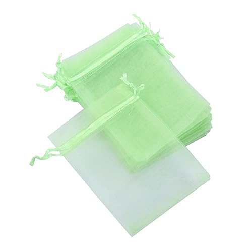 OFFSCH 100St Mini-Aufbewahrungstasche seidenband schienbeinschoner tape wheinatsgeschenke weihnachten wichtelgeschenk Kindergeburtstag labelo tageb Geschenktüten Süßigkeitentasche Green von OFFSCH