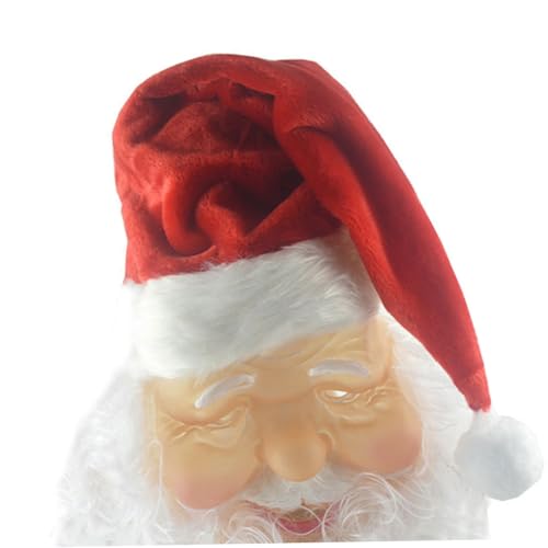 OFFSCH 1Stk Nikolausmütze Maske Weihnachtsmann-Maske Maske des alten Mannes Weihnachtsmann Gesichtsmaske Weihnachten Frau Claus Maske halloween masken halloweenmasken Weihnachtsdekoration von OFFSCH