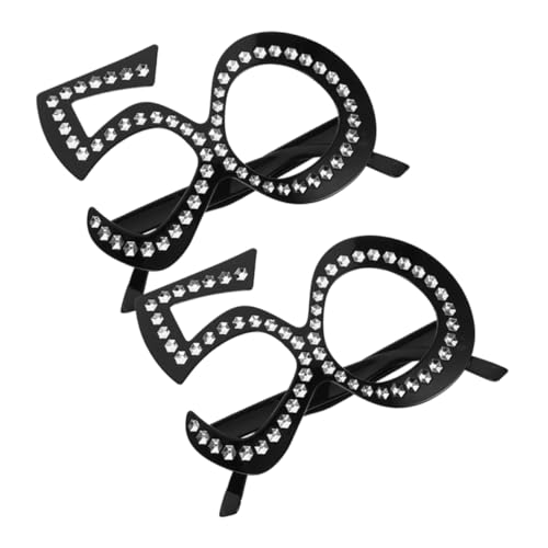 OFFSCH Geburtstagsbrillen Zum 50 Geburtstag Partybrillen Mit Zahl 50 Dekorative Brillen Party OFFSCH Geburtstagsbrillen Zum 50 Geburtstag Partybrillen Mit Zahl 50 Dekorative Brillen Party von OFFSCH