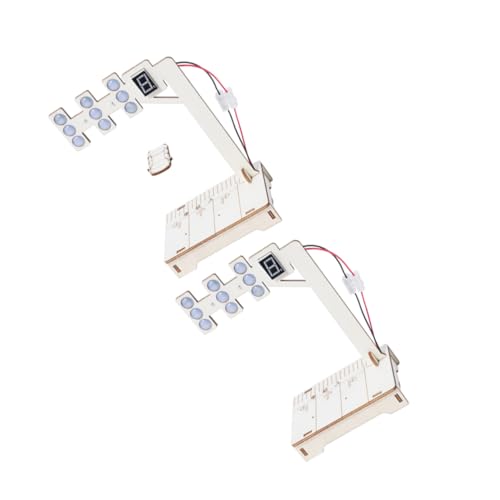 OFFSCH 2 Sätze DIY Verkehrssignal Modellspielzeug für Stem Lernbaukasten Holzampel Realistisches Verkehrsampel Experiment Verkehrsregel Simulation für Eltern Junge Mädchen Aktivitäten OFFSCH 2 Sätze DIY Verkehrssignal Modellspielzeug für Stem Lernbaukasten Holzampel Realistisches Verkehrsampel Experiment Verkehrsregel Simulation für Eltern Junge Mädchen Aktivitäten von OFFSCH