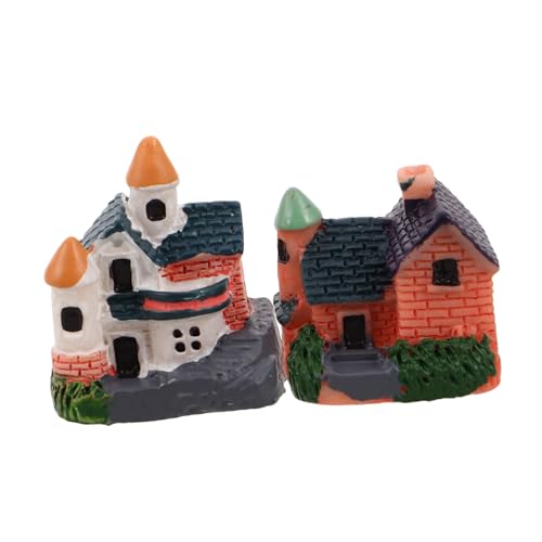 OFFSCH 2 Stück Miniatur Resin Villen Figuren Chinesische Miniaturhäuser Detailreiche Mini-dorfhäuser für Sukkulenten Kleine-landschaftsdekoration Platzsparend für Töpfe Terrarien OFFSCH 2 Stück Miniatur Resin Villen Figuren Chinesische Miniaturhäuser Detailreiche Mini-dorfhäuser für Sukkulenten Kleine-landschaftsdekoration Platzsparend für Töpfe Terrarien von OFFSCH