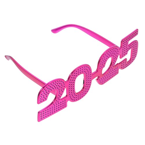 OFFSCH 2025 Brille lustige Tanzbrille Silvesterbrille naja brille 2024 Brillen Weihnachtsbrille Partyzubehör party zubehör Weihnachtsdekorationen Neujahrsparty-Brillen Zahlenbrille Abs von OFFSCH