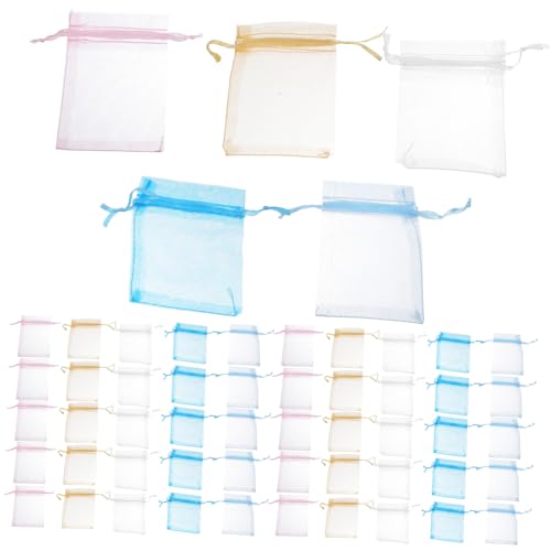 OFFSCH 250 Stück Organza Beutel Geschenktüten Für Hochzeiten Süßigkeitentüten Mit Kordelzug Geschenktüten Für Brautpartys Kleine Geschenktüten Kleine Beutel Organza Beutel Mit von OFFSCH