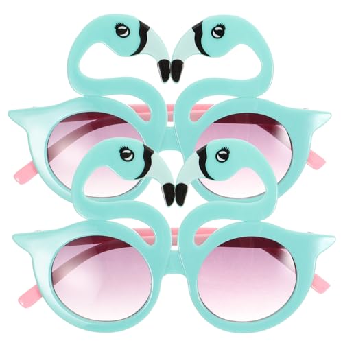 OFFSCH 2St Partybrille Modebrillen Flamingo-Kostüm randlose Brille Kinderbrille party mitgebsel kinder kinderparty mitgebsel Sonnenbrille schnapsgläser lustige Brille Cosplay-Party-Brille von OFFSCH