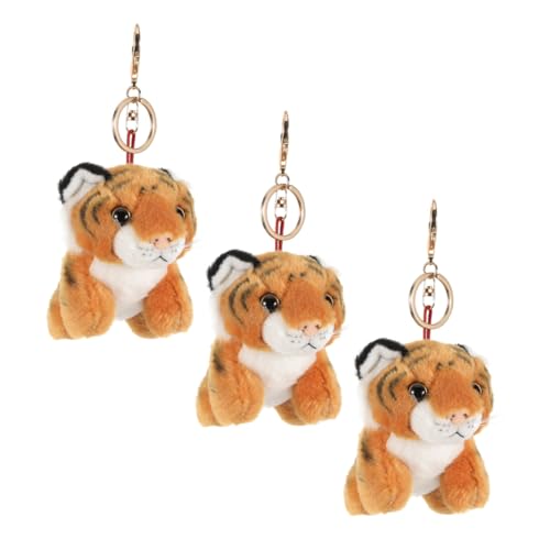 OFFSCH 3stücke Plüsch Tiger Schlüsselanhänger Set Kuscheliges Tier Anhänger Für Taschen Rucksäcke Schlüssel Partygeschenke Für Geburtstage Oder Babypartys OFFSCH 3stücke Plüsch Tiger Schlüsselanhänger Set Kuscheliges Tier Anhänger Für Taschen Rucksäcke Schlüssel Partygeschenke Für Geburtstage Oder Babypartys von OFFSCH