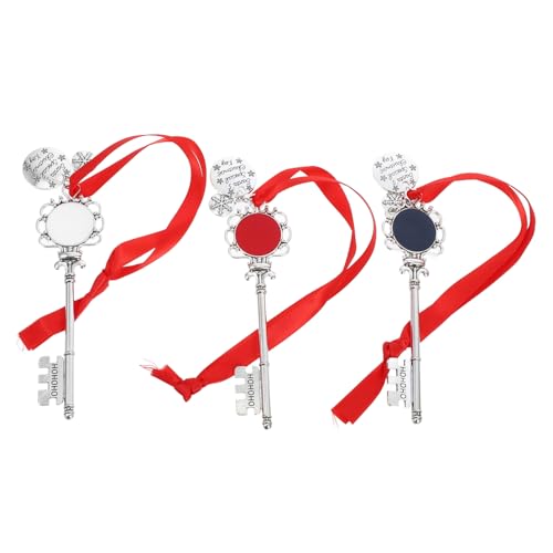 OFFSCH 3 Stück Weihnachtsschmuck Schlüsselanhänger Weihnachtsschlüssel Weihnachtsbaumschmuck Tags Party Weihnachtsdekorationen Schlüssel Hängendes Ornament Schlüsseldekor Zinklegierung OFFSCH 3 Stück Weihnachtsschmuck Schlüsselanhänger Weihnachtsschlüssel Weihnachtsbaumschmuck Tags Party Weihnachtsdekorationen Schlüssel Hängendes Ornament Schlüsseldekor Zinklegierung von OFFSCH