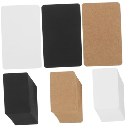 OFFSCH 300st Leere Nachrichtenkarte Englische Vokabelkarten Diy Flash-karten Leere Karten Nachrichtenkarten Basteln Leere Grußkarten Selber Machen Diy-grußkarte Memo-kratzblöcke Papier von OFFSCH