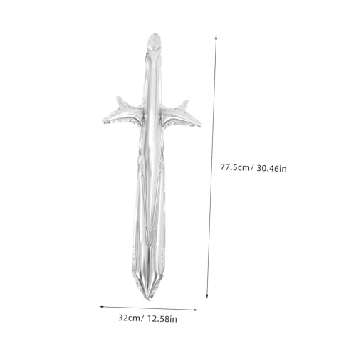 OFFSCH 4 Stück Teiliges Aufblasbares Piratenschwerter Ergonomischer Griff Piratenkostüm Zubehör für Geburtstag Halloween Cosplay Themenparty OFFSCH 4 Stück Teiliges Aufblasbares Piratenschwerter Ergonomischer Griff Piratenkostüm Zubehör für Geburtstag Halloween Cosplay Themenparty von OFFSCH