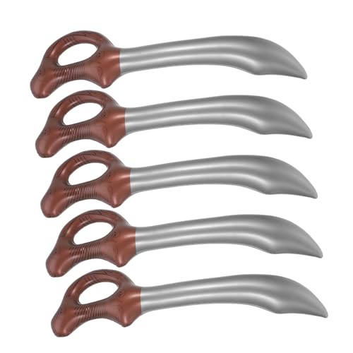 OFFSCH 5 Stück Teiliges Aufblasbares Piratenschwert Robuste Party und Bühnenrequisiten für Leicht Aufzublasen für Piratenkostüme Geburtstags und Halloween Feiern OFFSCH 5 Stück Teiliges Aufblasbares Piratenschwert Robuste Party und Bühnenrequisiten für Leicht Aufzublasen für Piratenkostüme Geburtstags und Halloween Feiern von OFFSCH