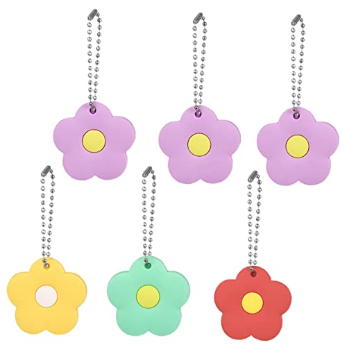 OFFSCH 6 Stck Teiliges Silikon Schlüsselhüllen Blütenform Rutschfeste Schlüsselkappen für Hausschlüssel Langlebiger Schutz gegen Schmutz und Rost Einfache Anbringung Bunte Farbmischung OFFSCH 6 Stck Teiliges Silikon Schlüsselhüllen Blütenform Rutschfeste Schlüsselkappen für Hausschlüssel Langlebiger Schutz gegen Schmutz und Rost Einfache Anbringung Bunte Farbmischung von OFFSCH