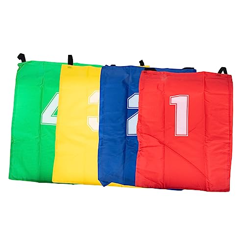 OFFSCH 8 STK Sprungsack Outdoor-springsack Sackhüpfen Springen Springender Sack Outdoor-Spiele Für Kinder Springsäcke Für Kinder 3-beiniges Rennspiel Draußen Kinderspielzeug Segeltuch von OFFSCH