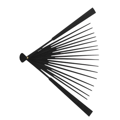 OFFSCH Klappbarer Fächerrahmen aus Leichtem Holz Stabiles DIY Bastelset für Handgefertigte Fächer Robuster Fächergerüst Zubehör Schwarz für Individuelle Fächergestaltung OFFSCH Klappbarer Fächerrahmen aus Leichtem Holz Stabiles DIY Bastelset für Handgefertigte Fächer Robuster Fächergerüst Zubehör Schwarz für Individuelle Fächergestaltung von OFFSCH