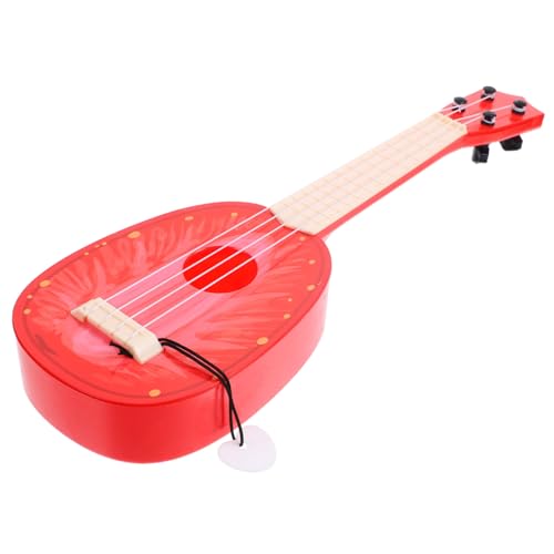 OFFSCH Simulations-Ukulele fogelschreker mockin Musikinstrumentenmodell Ukulele für Kinder Anfänger Mini-Gitarrenspielzeug Mini-Gitarren-Spielzeug Nachahmung von Gitarrenspielzeug ， von OFFSCH