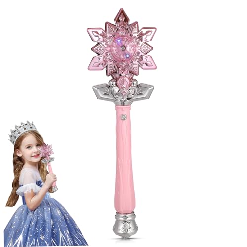 OFFSCH Zauberstab sprühen Spielzeugstab Schneeflockenstab zum Leuchten bringen Form Kleinkind Zauberstab Musik Schneeflocke Schneeflocken-Gastgeschenke Plastik Rosa OFFSCH Zauberstab sprühen Spielzeugstab Schneeflockenstab zum Leuchten bringen Form Kleinkind Zauberstab Musik Schneeflocke Schneeflocken-Gastgeschenke Plastik Rosa von OFFSCH