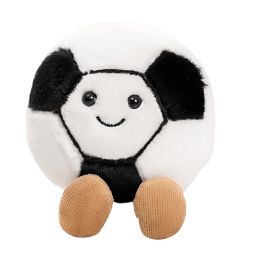 OFKAFEZV Fußball Baby Doll Kuscheltiere Plüschtiere,Fußball Baby Doll Plush Stuffed Toy, Fußball Baby Doll Niedliche Spielzeuge,Fußball Plüsch Geschenke,Fußball Baby Doll Friends,Plüsch Geschenke14CM von OFKAFEZV